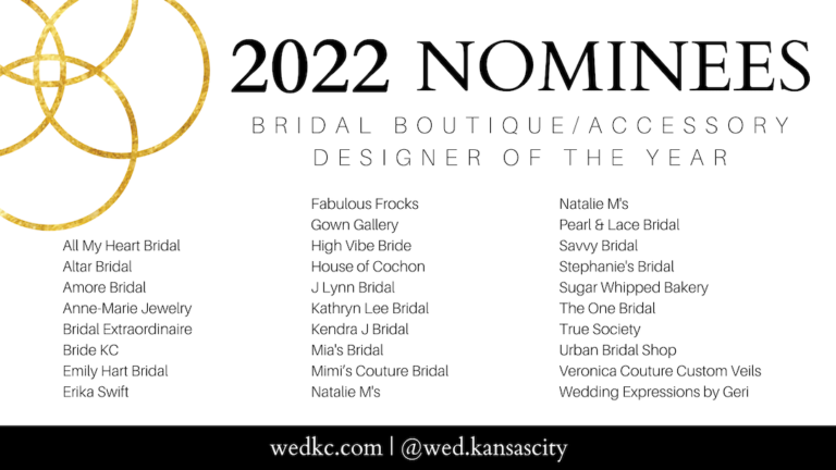 2022 Kansas City Wedding Vendor Choice Awards Nominees - Bridal Boutique