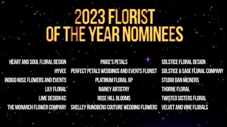 2023 Kansas City Wedding Vendor Choice Awards by Wed KC Nominees Florist 2