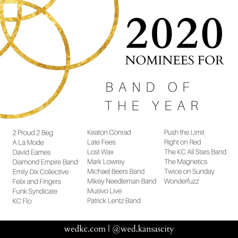 Kansas City Wedding Vendor Choice Awards 2020 Nominees - Band