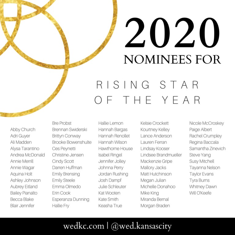 Kansas City Wedding Vendor Choice Awards 2020 Nominees - Rising Star