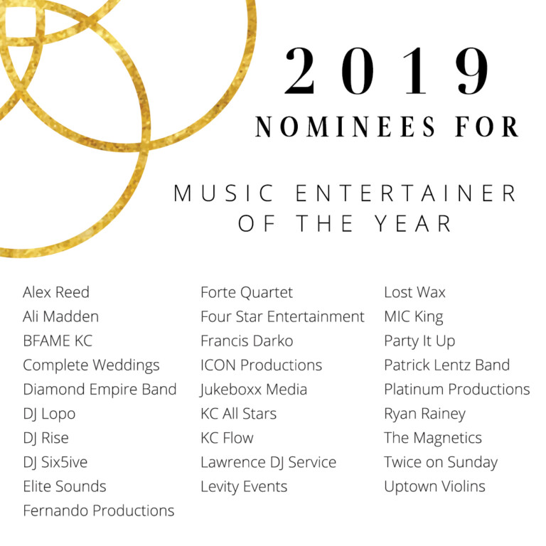 VCA 2019 Nominees Music Entertainer