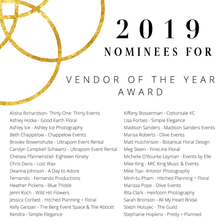 VCA 2019 Nominees Vendor