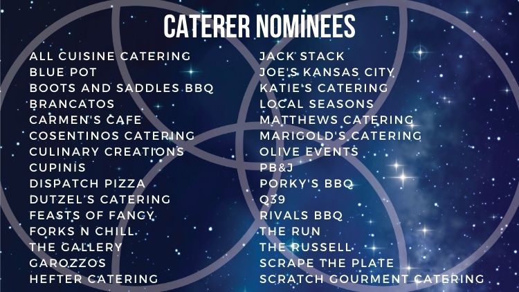 Kansas City Wedding Vendor Choice Awards 2024 Nominees Caterer
