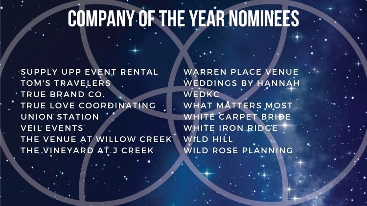 Kansas City Wedding Vendor Choice Awards 2024 Nominees Company of the Year 3