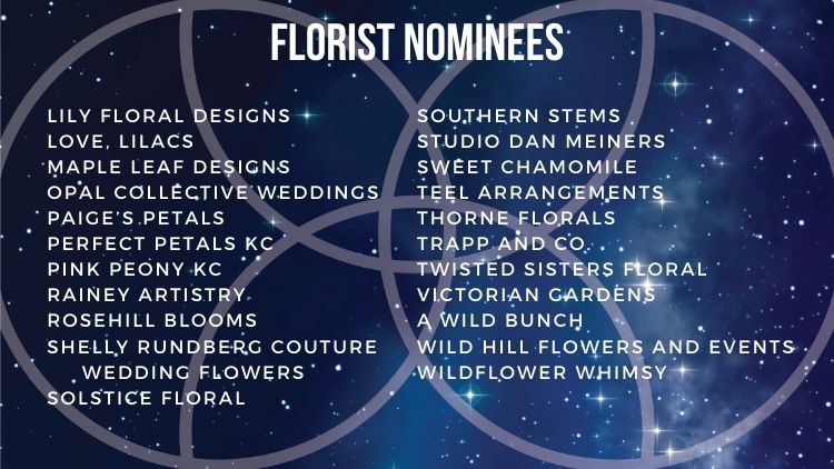 Kansas City Wedding Vendor Choice Awards 2024 Nominees Florist 2