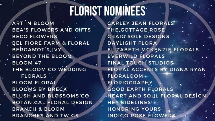 Kansas City Wedding Vendor Choice Awards 2024 Nominees Florist