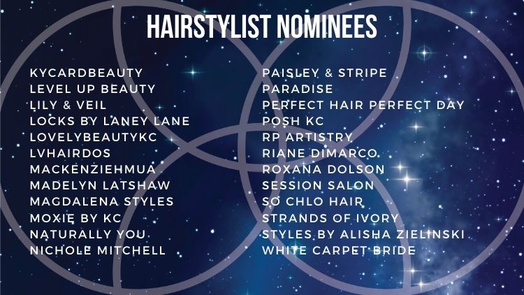 Kansas City Wedding Vendor Choice Awards 2024 Nominees Hairstylist 2