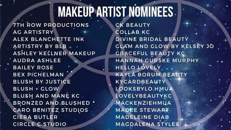 Kansas City Wedding Vendor Choice Awards 2024 Nominees Makeup Artist