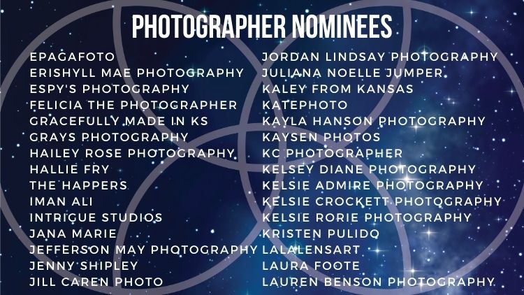 Kansas City Wedding Vendor Choice Awards 2024 Nominees Photographer 2