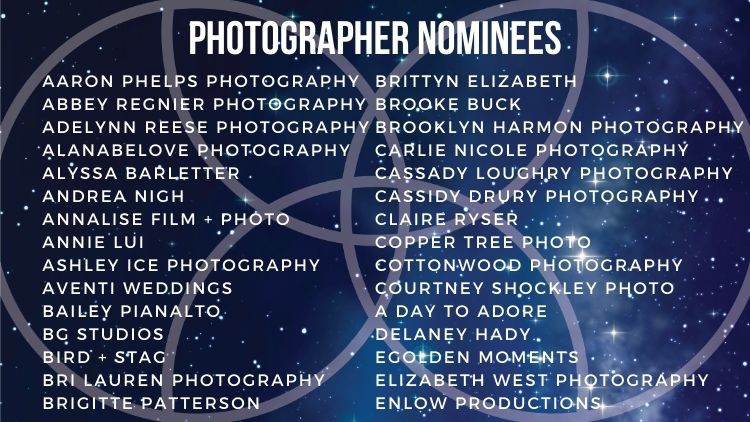 Kansas City Wedding Vendor Choice Awards 2024 Nominees Photographer