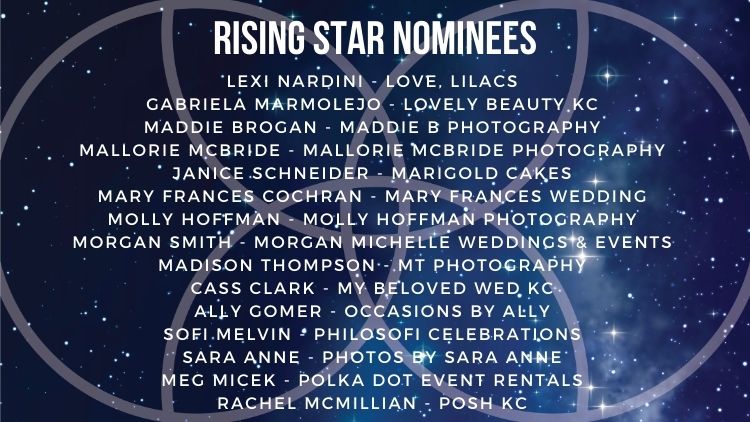 Kansas City Wedding Vendor Choice Awards 2024 Nominees Rising Star 5