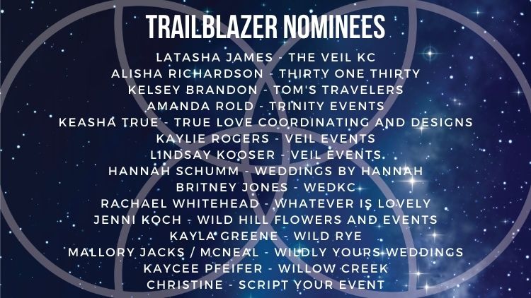 Kansas City Wedding Vendor Choice Awards 2024 Nominees Trailblazer 7